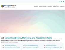 Tablet Screenshot of analysisplace.com